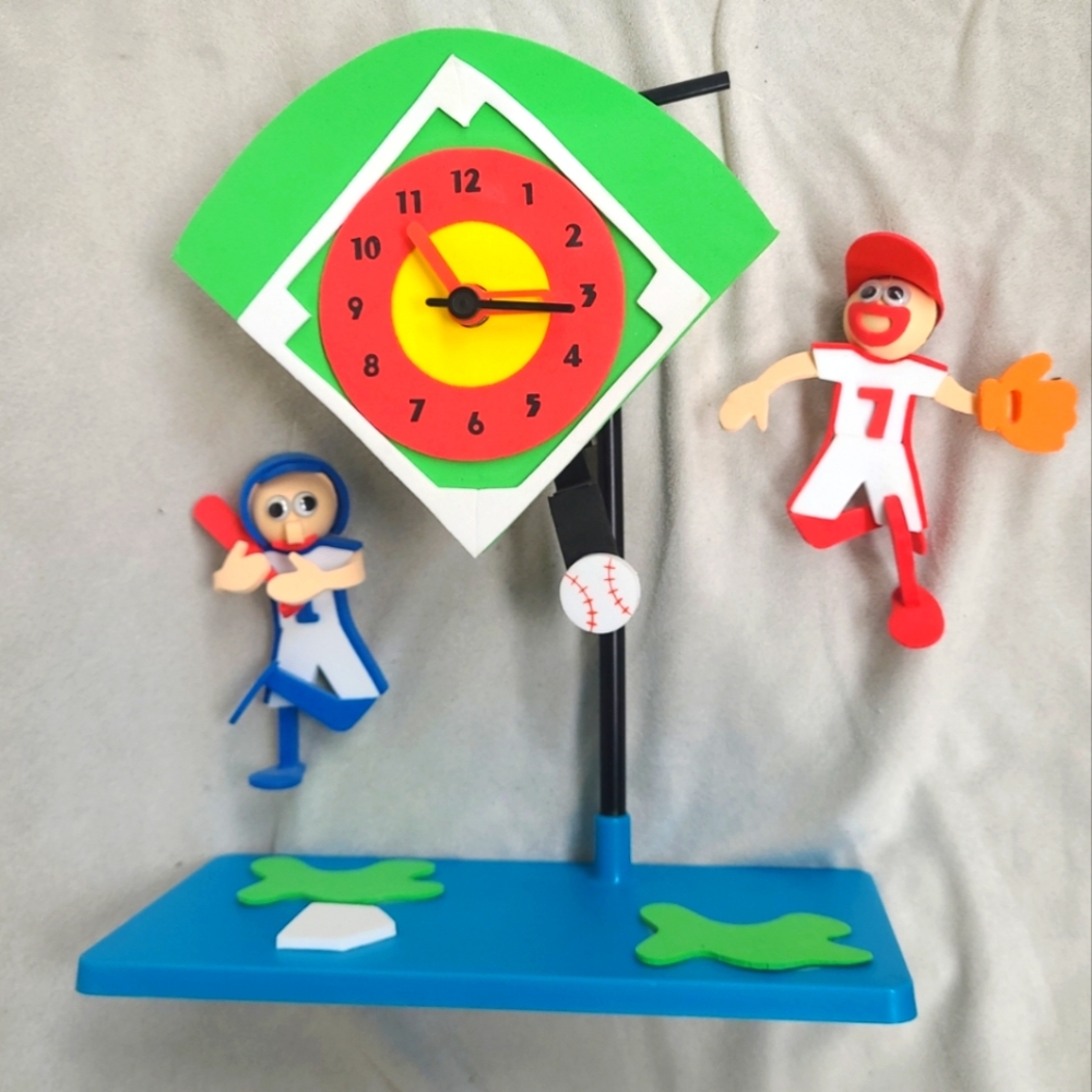 La Fantaisie Baseball Funtime Foam Moving Clock